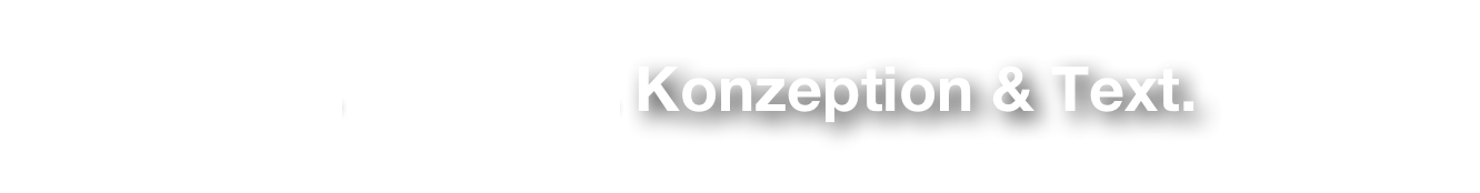Beratung. Training. Konzeption & Text.